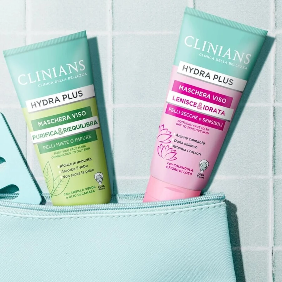 Clinians Hydra Plus - Zuiverend gezichtsmasker, 75 ml