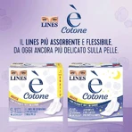 Lines is cotton - 10 daytime pads with wings