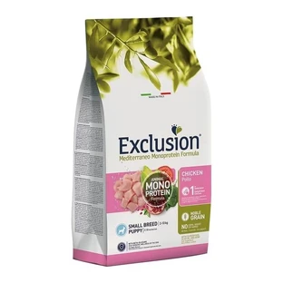 Exclusion Mediterraneo Single-Protein puppyvoeding voor kleine rassen (kip) – Compleet voer voor puppy’s van kleine rassen, 2 kg