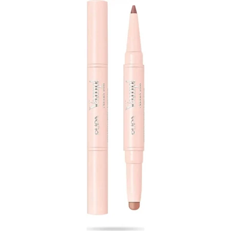 Pupa Vamp! Creamy Duo – Konturstift für die Lippen &amp; glänzender Lippenstift Nr. 005 Deep Nude