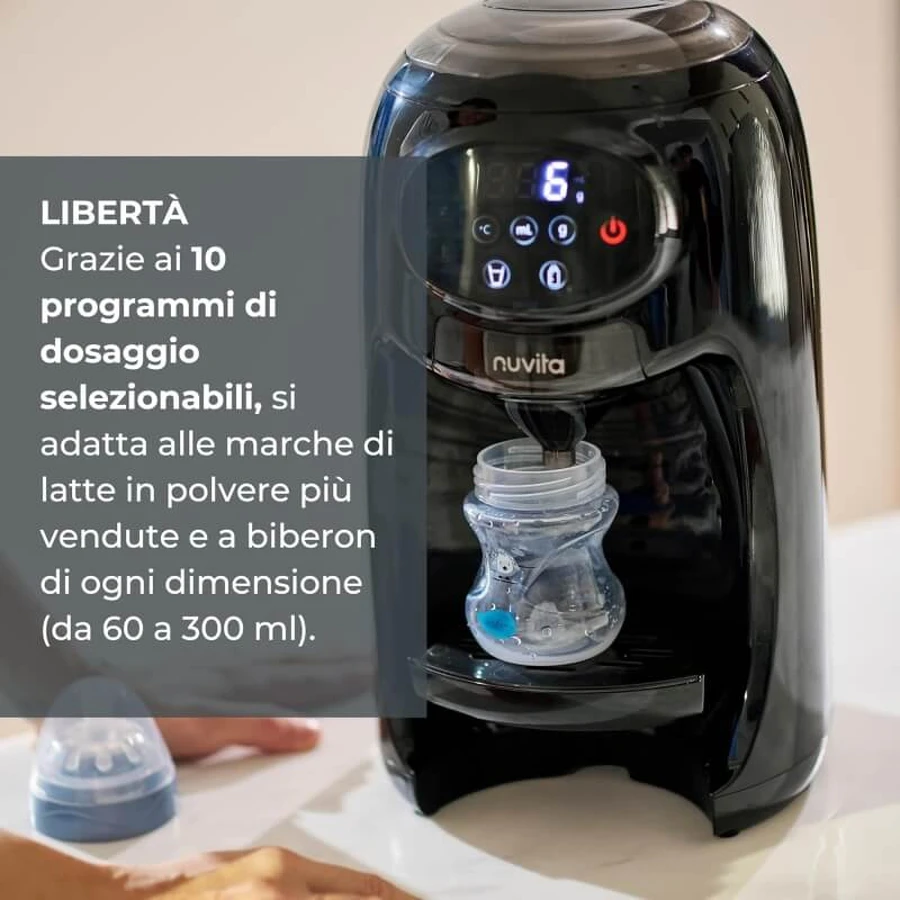 Nuvita Lattespresso: dispensador de fórmula instantánea con sistema cerrado