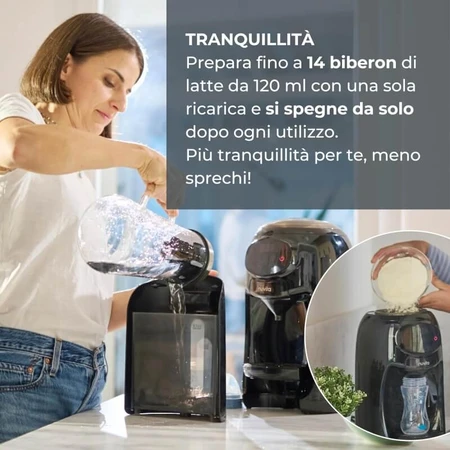 Nuvita Lattespresso: dispensador de fórmula instantánea con sistema cerrado