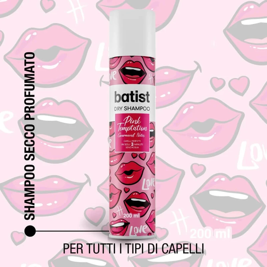 Batist Pink Temptation – șampon uscat parfumat 200 ml