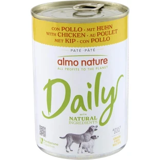 Almo Nature Daily Menu Chicken - Complete Wet Food for Adult Dogs, 400 g