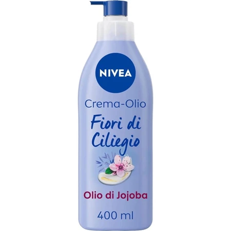 Nivea Cherry Blossom &amp; Jojoba-olie - Lichaamsoliecrème voor de normale en droge huid, 400 ml