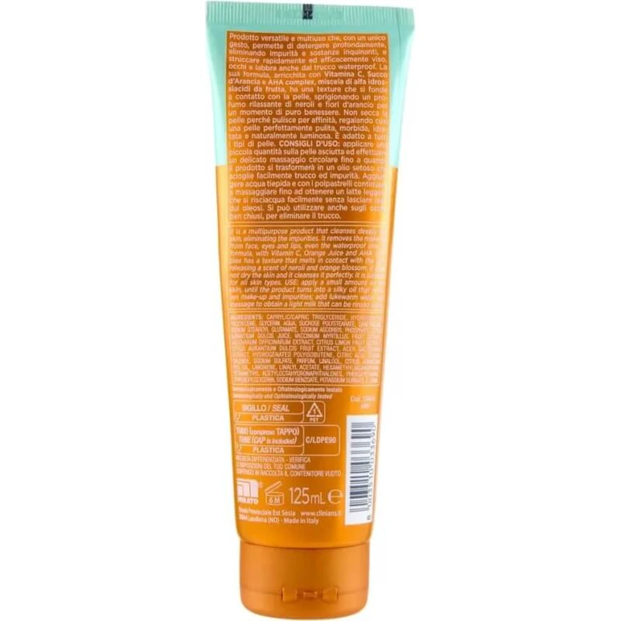 Gel démaquillant Clinians à la vitamine C, 125 ml