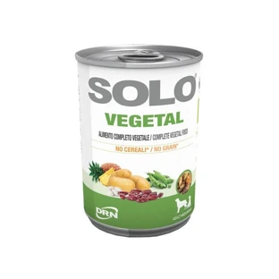 Drn Solo Vegetal Sin Cereales para Adultos Medianos/Grandes - Alimento completo para perros adultos de tamaño mediano y grande, 400 g