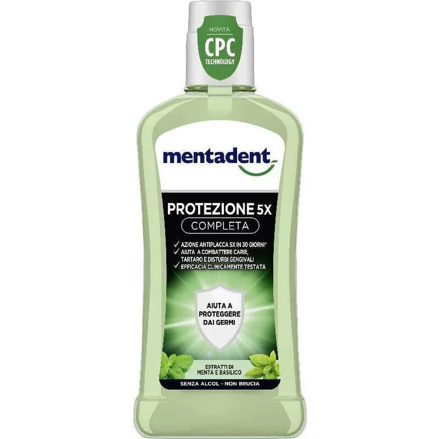Mentadent Active Protection 5x – Mundwasser 400 ml