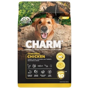 Charm Freiland-Hühnerfutter – Alleinfuttermittel für Welpen, trächtige und säugende Hündinnen, 340 g