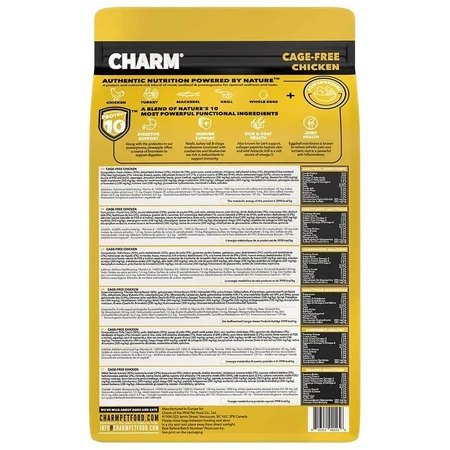 Charm Freiland-Hühnerfutter – Alleinfuttermittel für Welpen, trächtige und säugende Hündinnen, 340 g