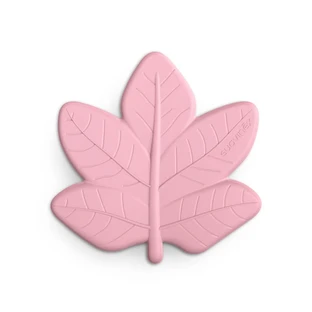 Suavinex Poetry – Silikon-Beißring „Pink Maple Leaf“