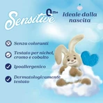 Chicco Sensitive - Suavizante concentrado con aroma a talco dulce, 750 ml