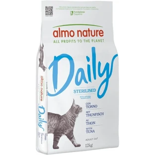 Almo Nature Almo Daily Cat Ster Thon - Aliment complet pour chats adultes stérilisés, 12 kg