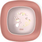 Juego de vajilla para bebés Chicco - Juego de vajilla rosa a partir de los 12 meses