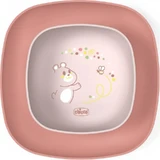 Chicco Baby Dish Set - 12m+ Pink Dish Set