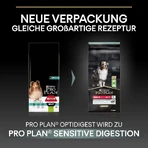 Purina Pro Plan Sensitive Digestion Lamb - Compleet voer voor volwassen honden van middelgroot formaat met een gevoelige spijsvertering, 3 kg