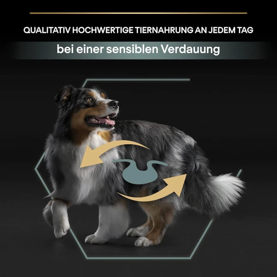 Purina Pro Plan Sensitive Digestion Lamb - Compleet voer voor volwassen honden van middelgroot formaat met een gevoelige spijsvertering, 3 kg