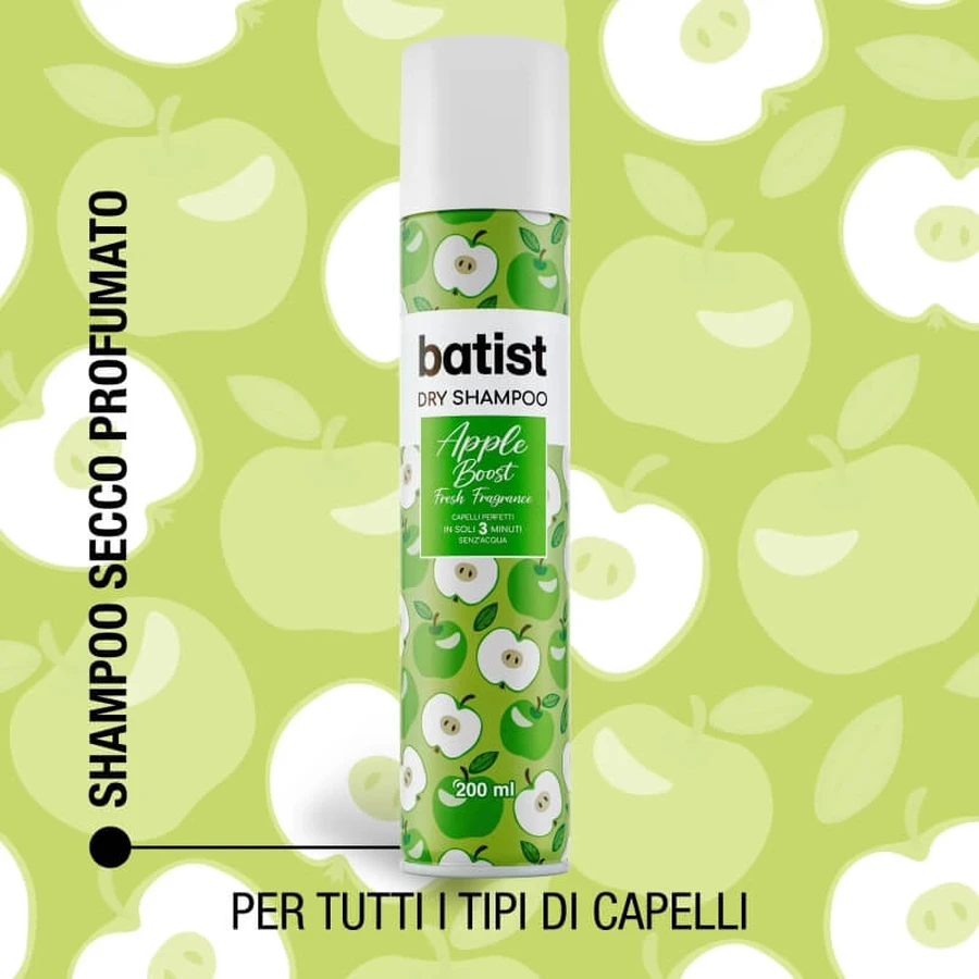 Batist Apple Boost - Geparfumeerde droogshampoo, 200 ml