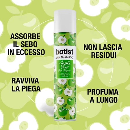 Batist Apple Boost - Geparfumeerde droogshampoo, 200 ml