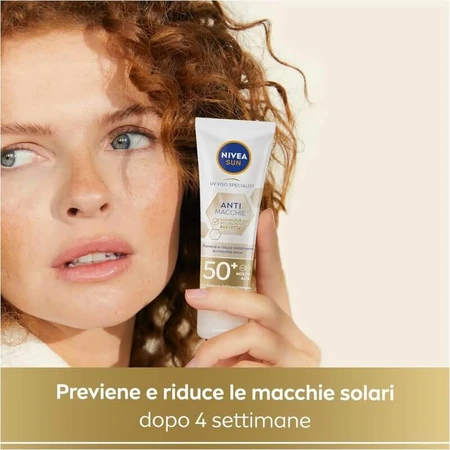 Crema solar facial Nivea SPF 50+ contra las manchas oscuras, protección muy alta, 40 ml