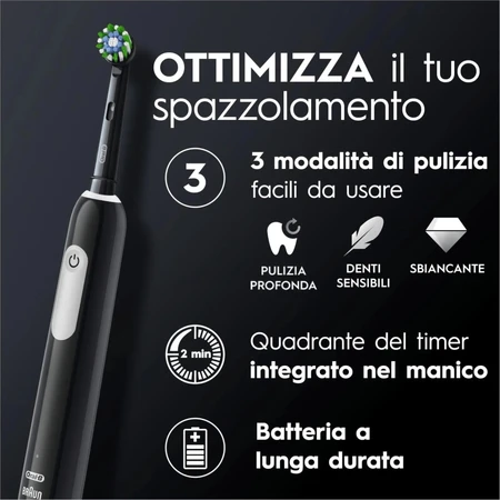 Oral-B Pro Series 1 - Rechargeable Electric Toothbrush - Black