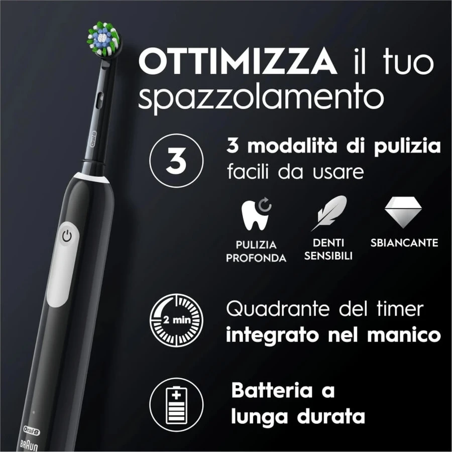 Oral-B Pro Series 1 - Rechargeable Electric Toothbrush - Black