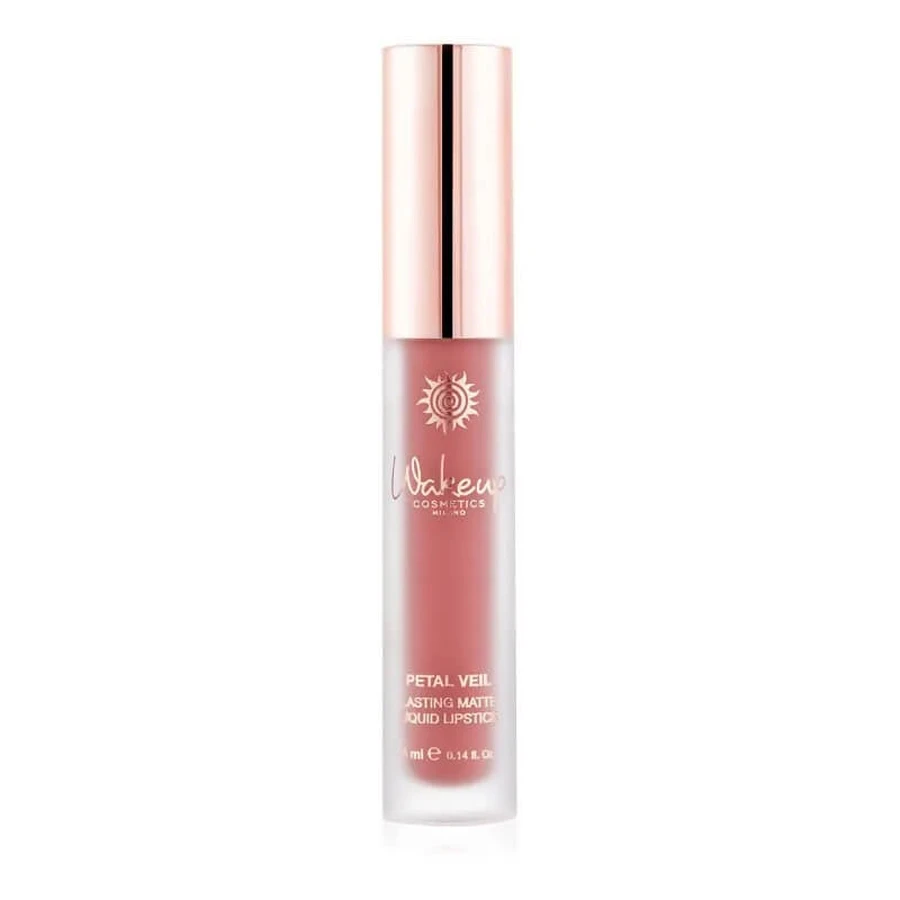 Wakeup Cosmetics Petal Veil vloeibare lippenstift - Matte lippenstift nr. 03 Soft Rosewood