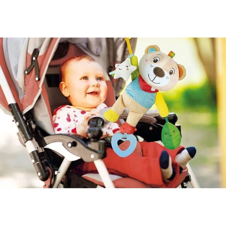 Clementoni Easy-peasy Soft Bear - Juguete para cochecito, a partir de 0 meses