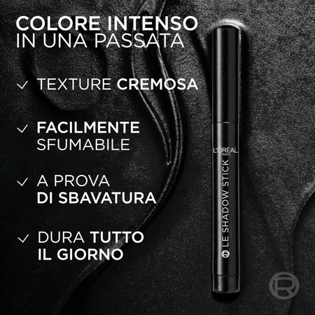 Sombra de ojos en barra «Le Shadow Stick» de L'Oréal Paris, n.º 290 Midnight Noir