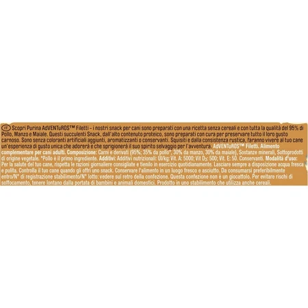Adventuros Chicken Strips - Dog Snacks, 70 g