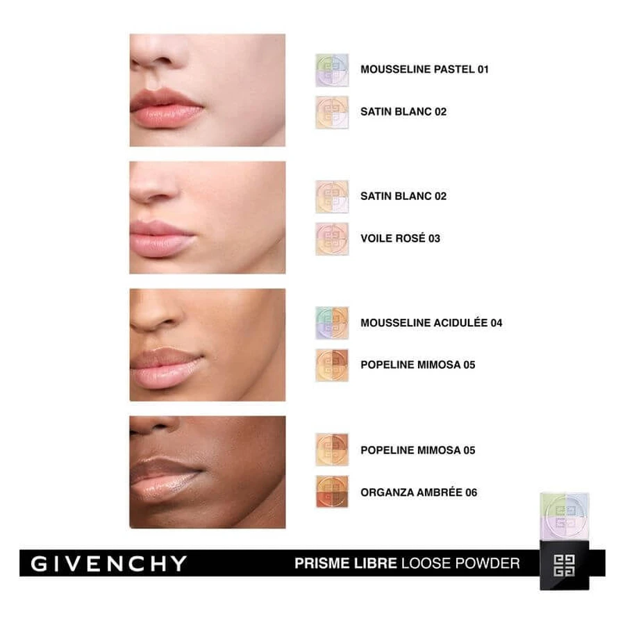 Poudre libre Givenchy Prisme Libre 4 couleurs - N° 03 Voile Rosé