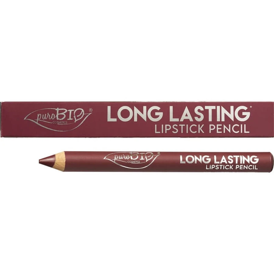 Purobio Long-Lasting Lippenstiftstift – Lippenstiftstift Nr. 016L Burgunderrot