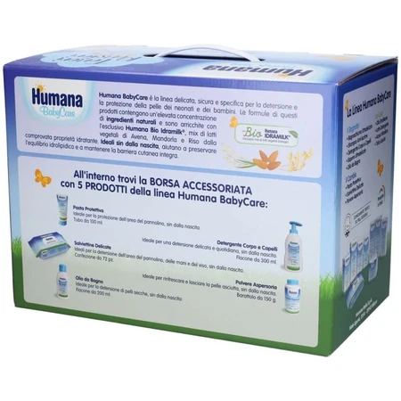 Humana Baby Care : Tender Thoughts - 5 produits de soins pour nouveau-nés dans un sac tout équipé