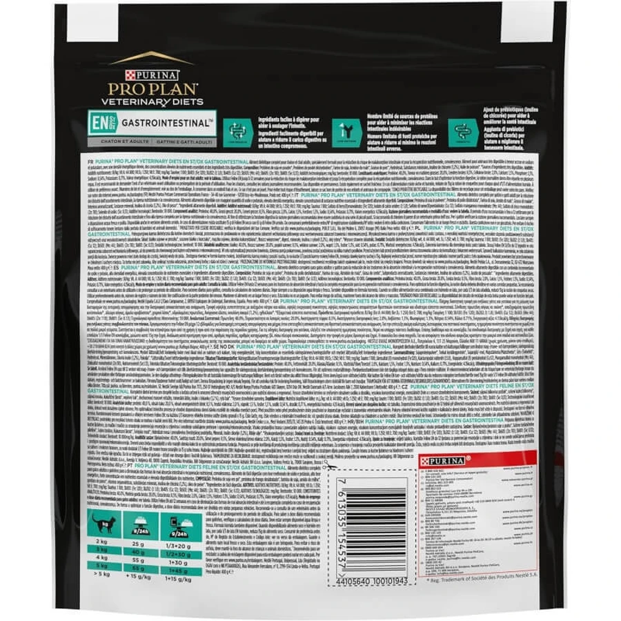 Purina Pro Plan Veterinary Diets - Aliment complet pour chats souffrant de troubles gastro-intestinaux, 400 g