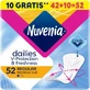 Nuvenia Dailies V-Protection &amp;amp; Freshness - 52 Regular Panty Liners