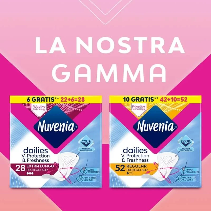 Nuvenia Dailies V-Protection &amp; Freshness - 52 gewone inlegdoekjes