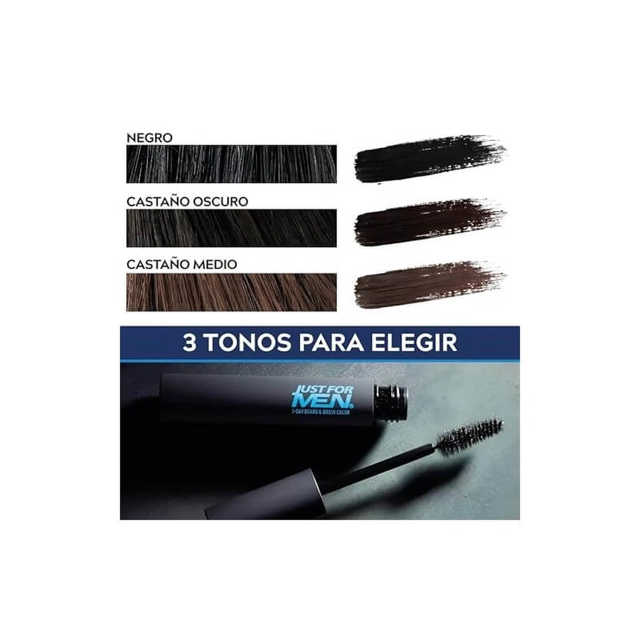 Just for Men Instant Gray Touch-Up voor baarden en wenkbrauwen - Middenbruin