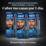 Just for Men Instant Gray Touch-Up voor baarden en wenkbrauwen - Middenbruin