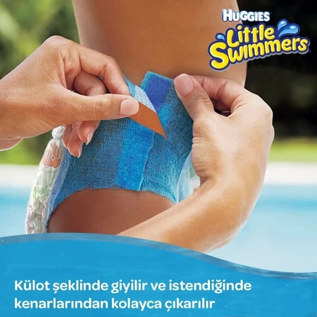 Pañales de baño Huggies Little Swimmers, talla 3-4 (7-15 kg), paquete de 12