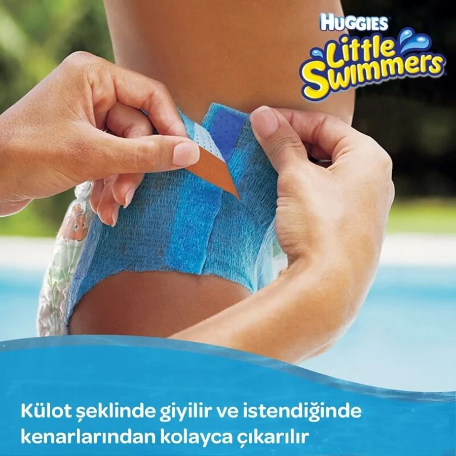 Pañales de baño Huggies Little Swimmers, talla 3-4 (7-15 kg), paquete de 12