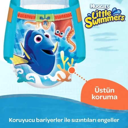 Pañales de baño Huggies Little Swimmers, talla 3-4 (7-15 kg), paquete de 12