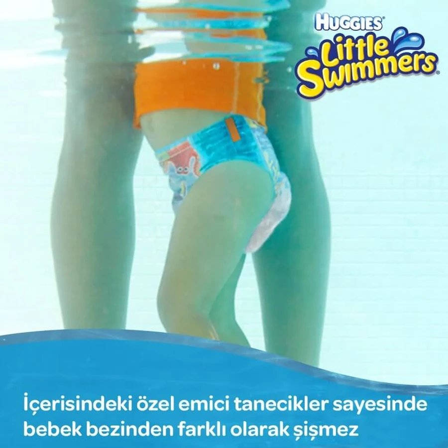 Pañales de baño Huggies Little Swimmers, talla 3-4 (7-15 kg), paquete de 12