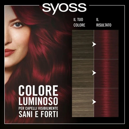 Syoss Oleo Intense Hair Color - Permanent Hair Color No. 5-92 Deep Red