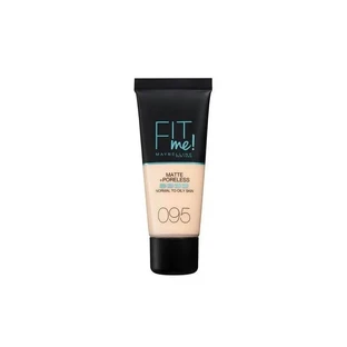Maybelline Fit Me Matte & Poreless - Base de maquillaje líquida - N.º 095 Fair Porcelain