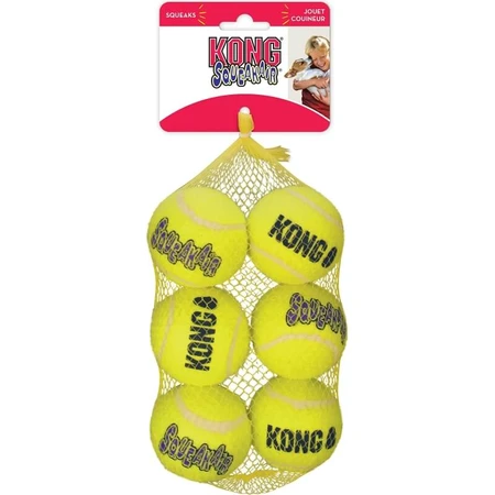 Balles Kong Squeakerair - Balles de lancer extra-larges pour chiens