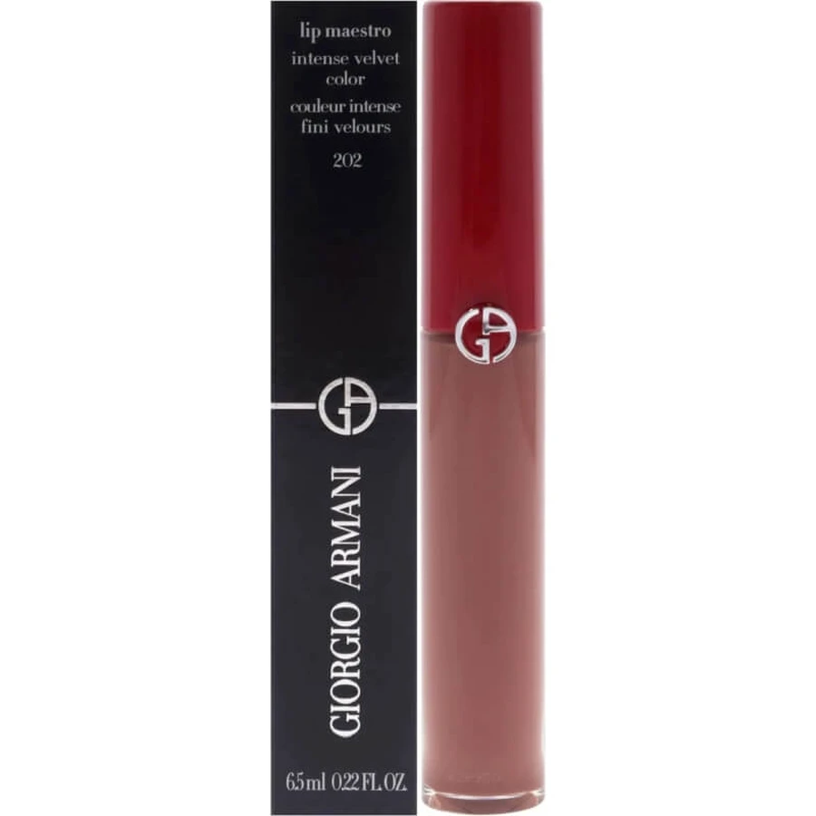 Giorgio Armani Lip Maestro - Fluweelzachte, matte vloeibare lippenstift nr. 202 Caffè