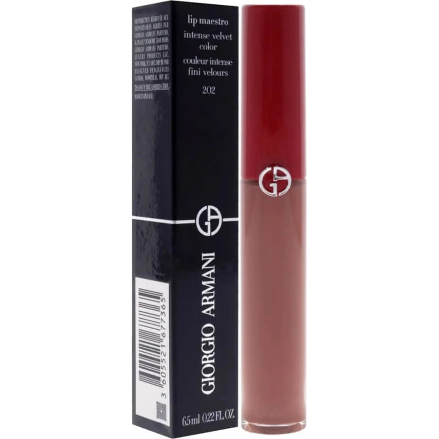 Giorgio Armani Lip Maestro - Fluweelzachte, matte vloeibare lippenstift nr. 202 Caffè