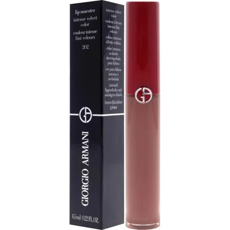 Giorgio Armani Lip Maestro - Fluweelzachte, matte vloeibare lippenstift nr. 202 Caffè