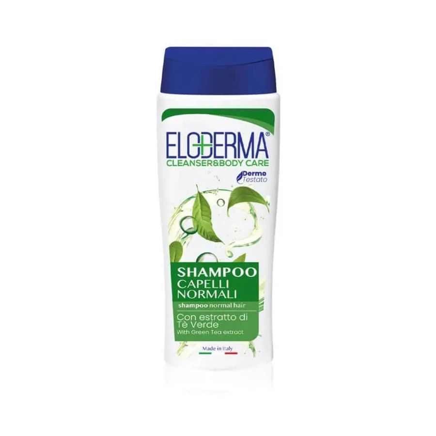 Eloderma Shampoo for Normal Hair with Green Tea Extract, 75 ml