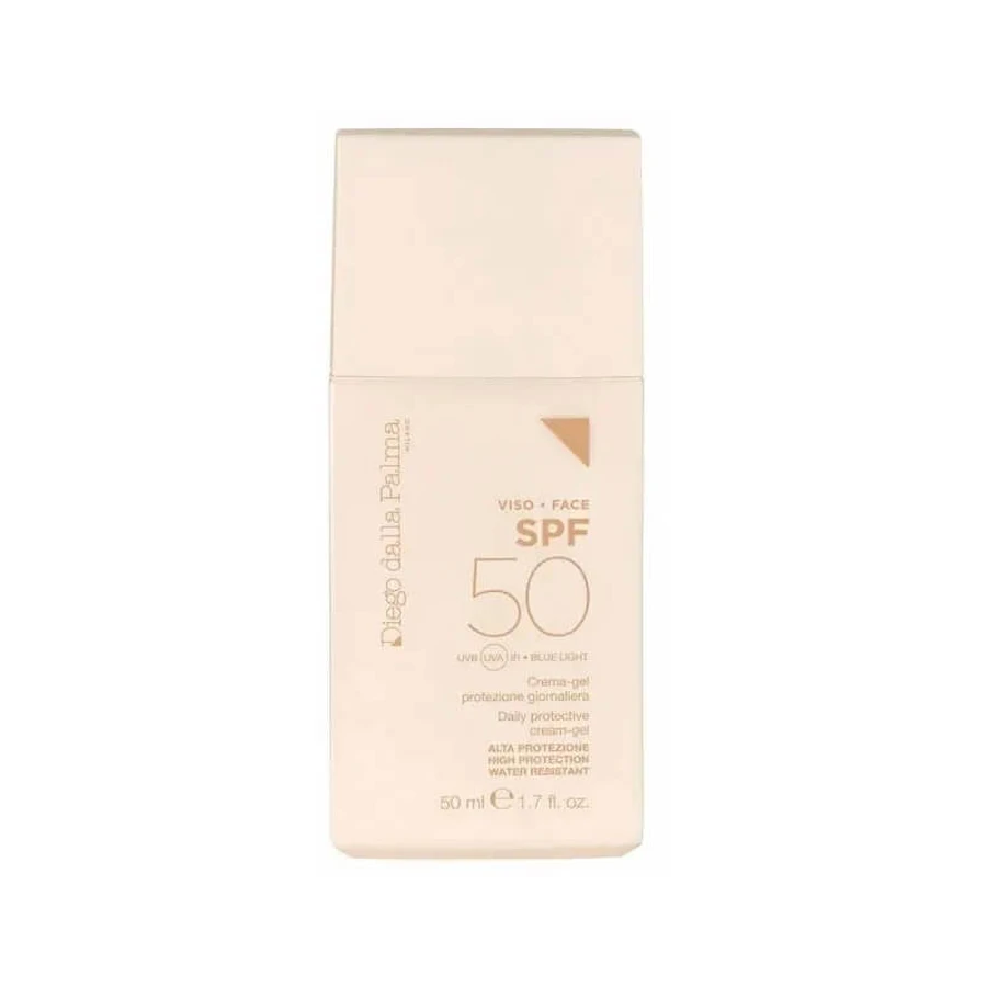 Diego dalla Palma Daily, crema-gel facial incolora con SPF 50, alta protección, 50 ml